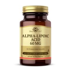 Solgar Alpha Lipoic Acid 60mg Vegi Kapsül 30lu