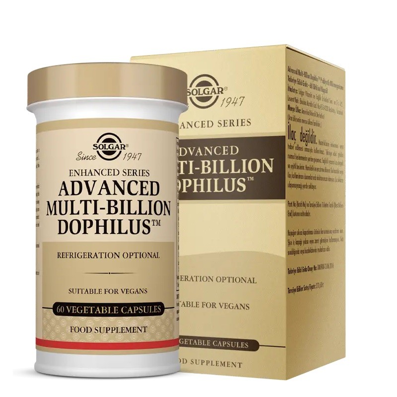 Solgar Advanced Multi-Billion Dophilus 60 Vegi Kapsül