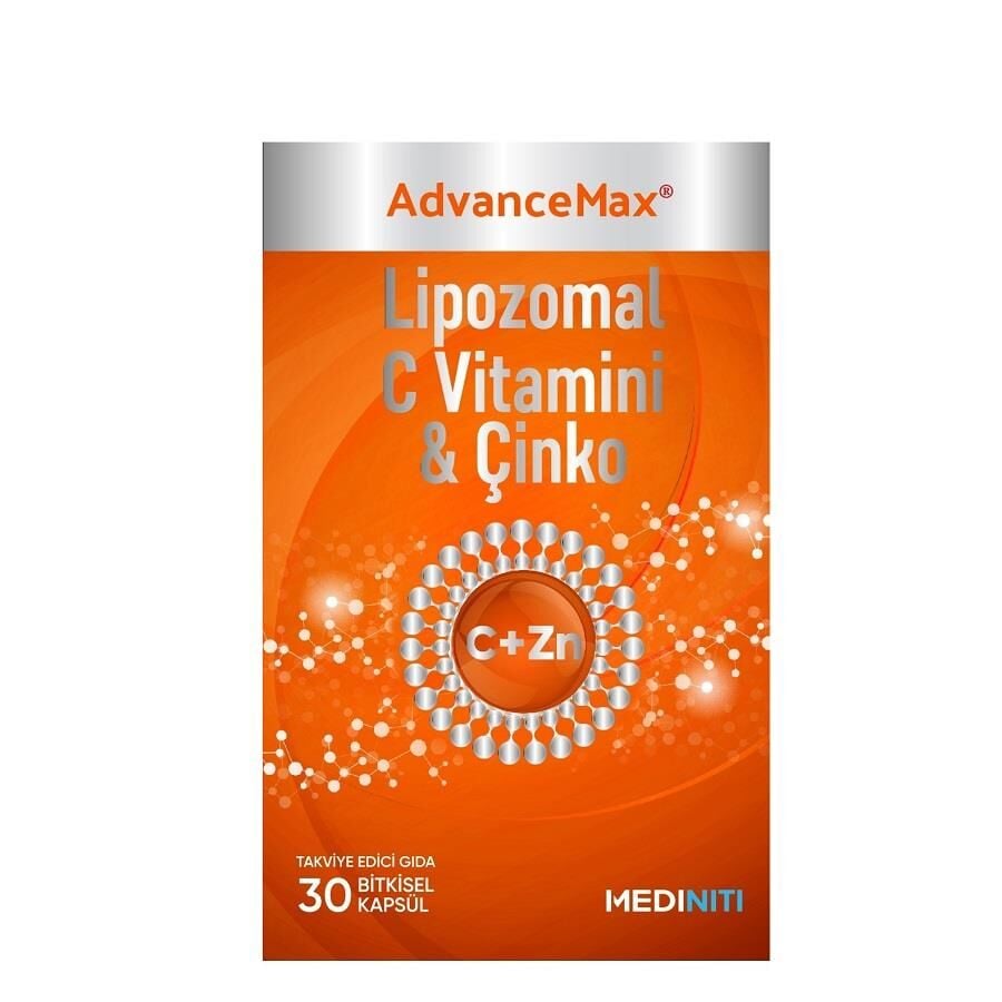 Advancemax LIPOZOMAL C + Çinko 30 Kapsül
