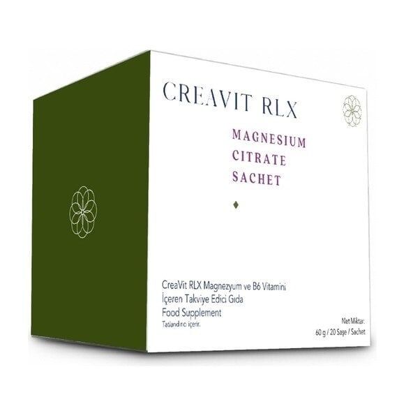 Creavit RLX Magnezyum ve Vitamin B6 içeren 20 Saşe