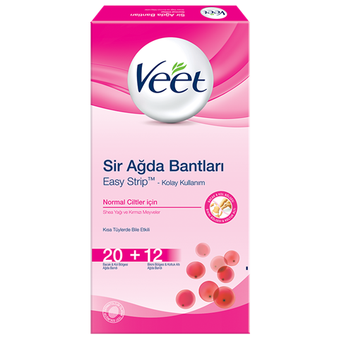 Veet EasyStrip Komple Vücut Seti Kullanıma Hazır Sir Ağda Bantları