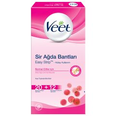 Veet EasyStrip Komple Vücut Seti Kullanıma Hazır Sir Ağda Bantları