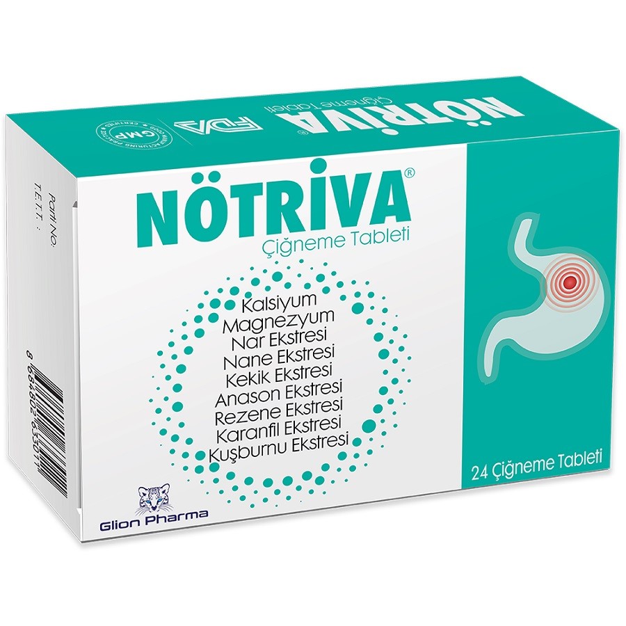 Notriva Çiğneme Tableti 24lu