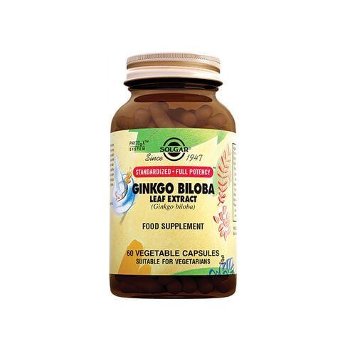 Solgar Ginkgo Biloba Leaf Extract 60 Kapsül