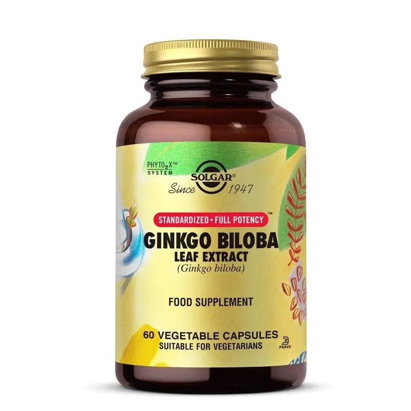 Solgar Ginkgo Biloba Leaf Extract 60 Kapsül