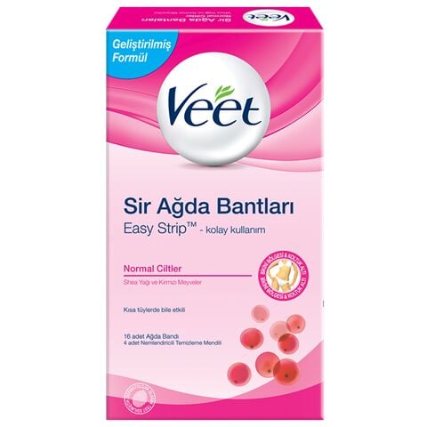 Veet Bikini Bölgesi+Koltuk Altı Ağda Bantları 16 Adet