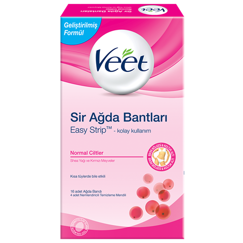Veet Bikini Bölgesi+Koltuk Altı Ağda Bantları 16 Adet