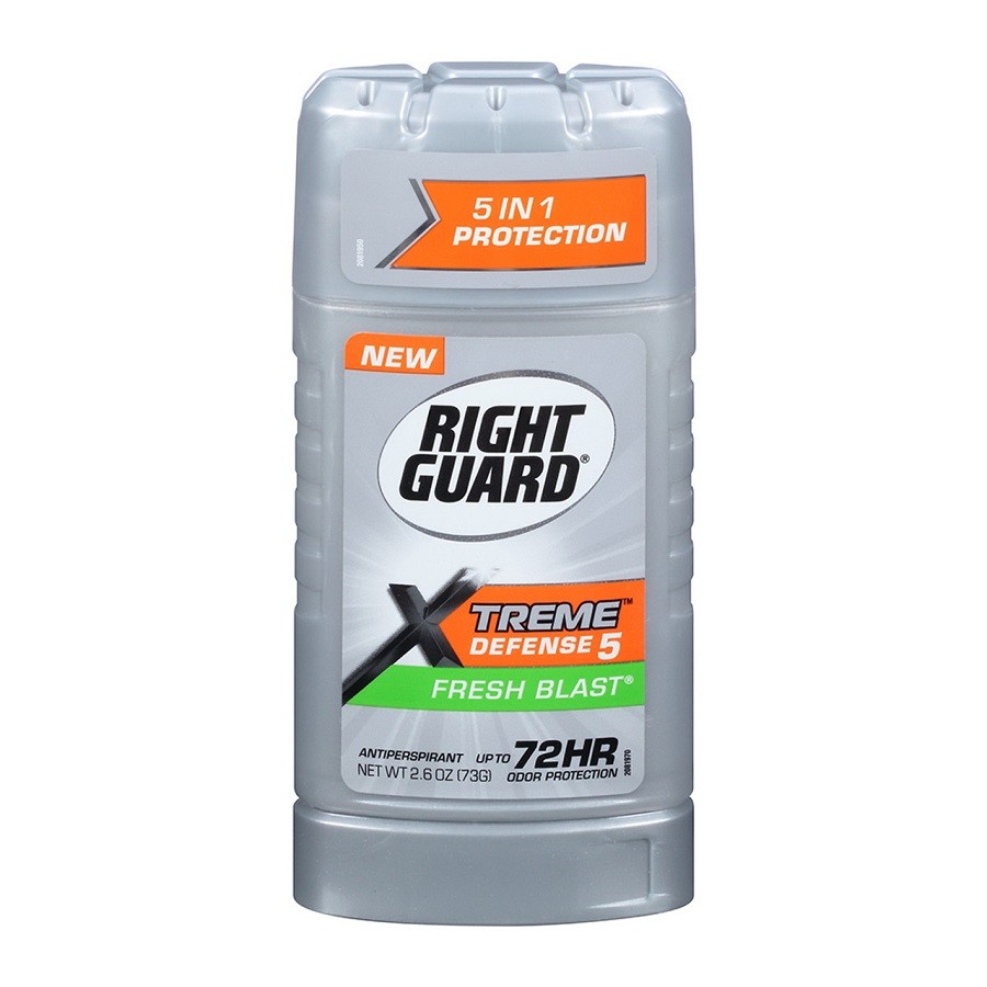 Right Guard Xtreme Defense Fresh Blast Antiperspirant Mum Stick Deodorant 73gr