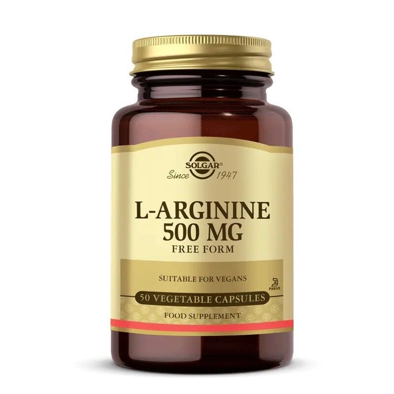 Solgar L-Arginine 500 mg 50 Vegi Kapsül