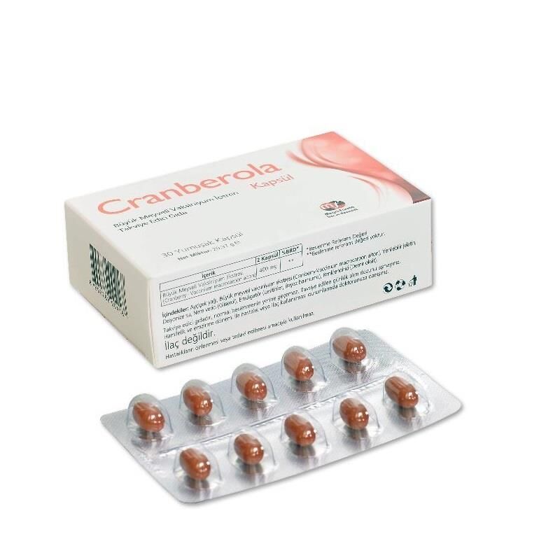 Cranberola 30 Yumuşak Kapsül