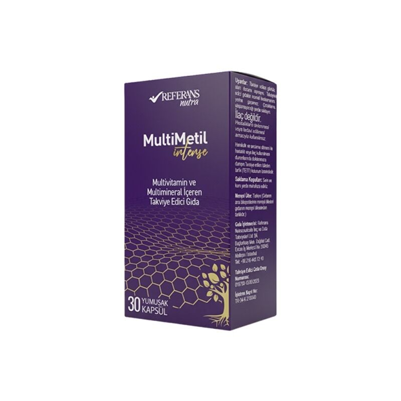 Referans Multimetil İntense 30 Softjel Kapsül