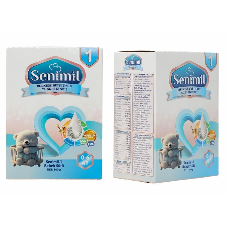 Senimil 1 Bebek Sütü 0-6 Ay 800 Gr