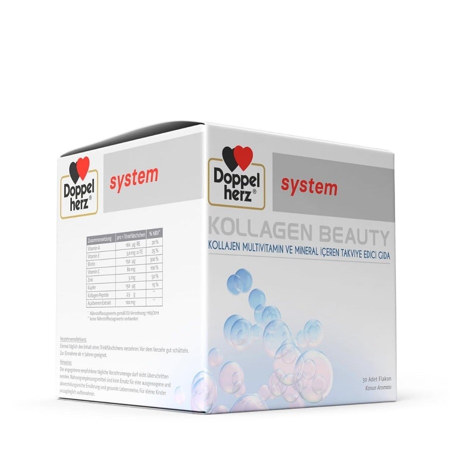 Doppelherz System Kollagen Beauty Kolajen 30 Flakon