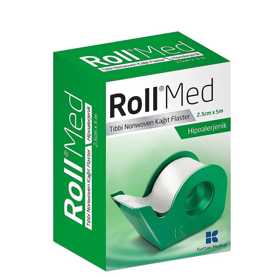 Roll Med 2,5 CM x 5 M Nonwoven Yapışkanlı Tıbbi Flaster