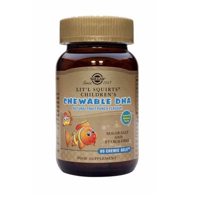 Solgar Litl Squirts Chewable Dha 90 Softjel