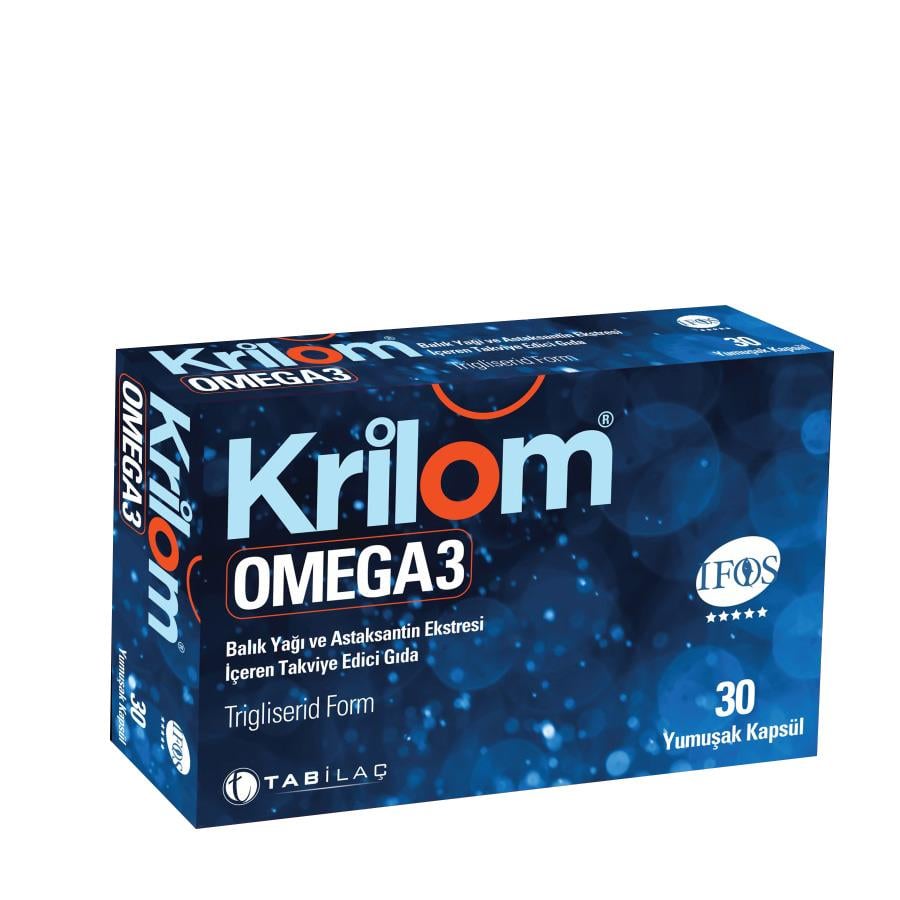 Krilom Omega 3 30 Yumuşak Kapsül