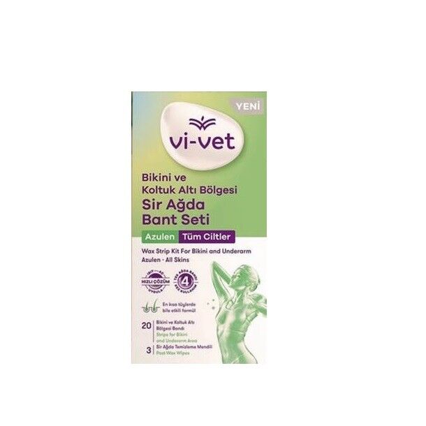 Vivet Bikini Ve Koltuk Altı Bölgesi Sir Ağda Bant Seti