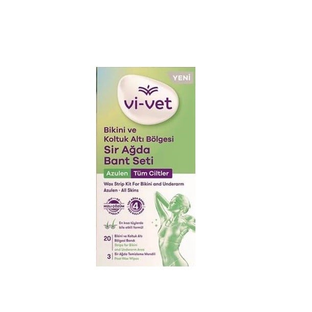 Vivet Bikini Ve Koltuk Altı Bölgesi Sir Ağda Bant Seti