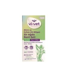Vivet Bikini Ve Koltuk Altı Bölgesi Sir Ağda Bant Seti