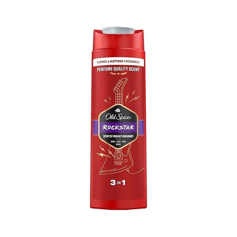 Old Spice Rockstar Erkek Duş Jeli ve Şampuan 400 ml