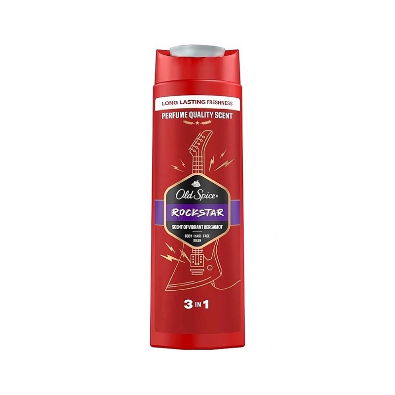 Old Spice Rockstar Erkek Duş Jeli ve Şampuan 400 ml
