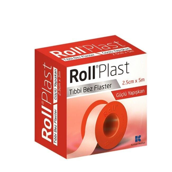 Roll Plast 2.5cm X 5m Bez Flaster Bant