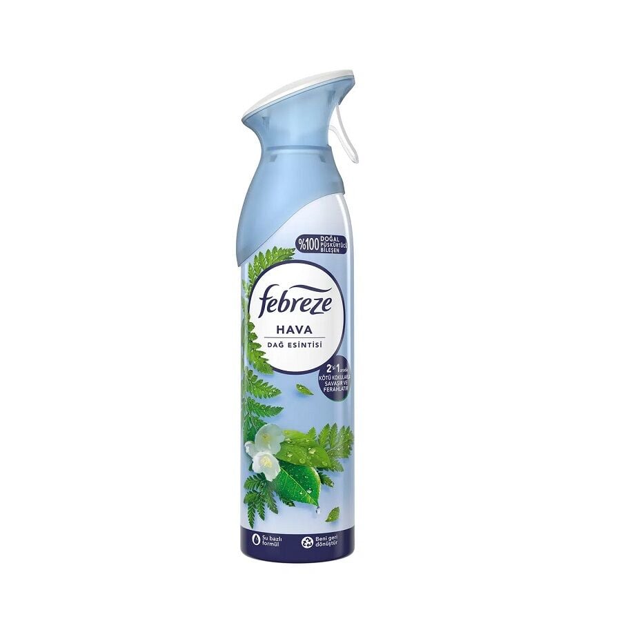 Febreze Aerosol Hava Ferahlatıcı Sprey Oda Kokusu Dağ Esintisi 185 ml