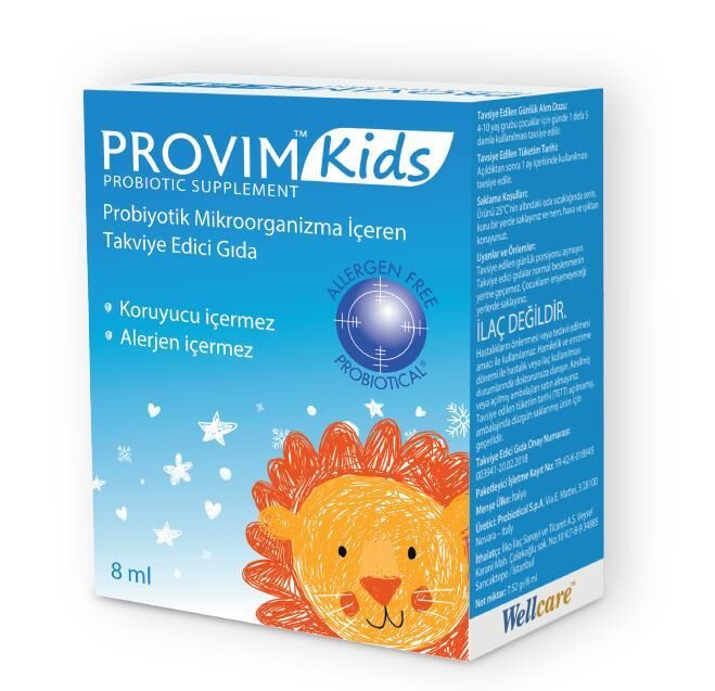 Wellcare Provim Kids Damla 8ml