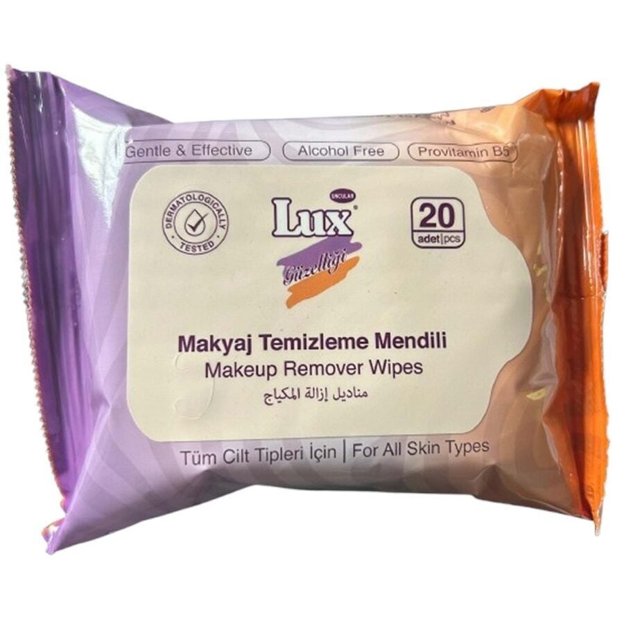 Lüx Makyaj Temizleme Mendili 20li