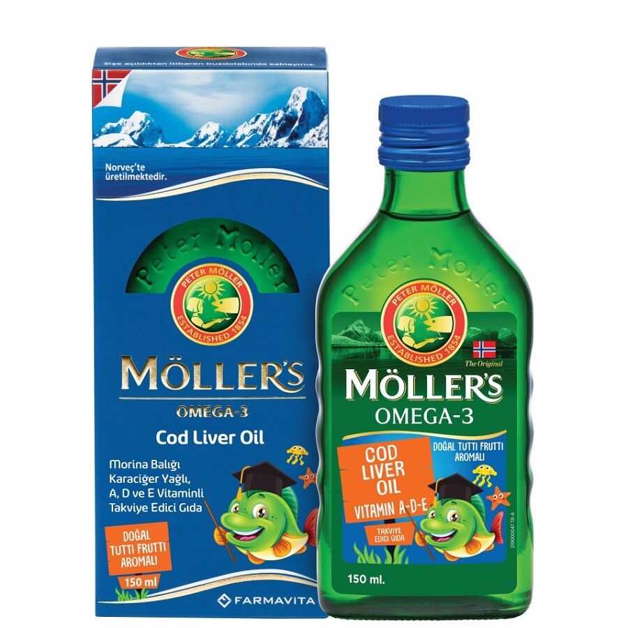 Möllers Omega 3 Sıvı Tutti Frutti Aromalı 150ml
