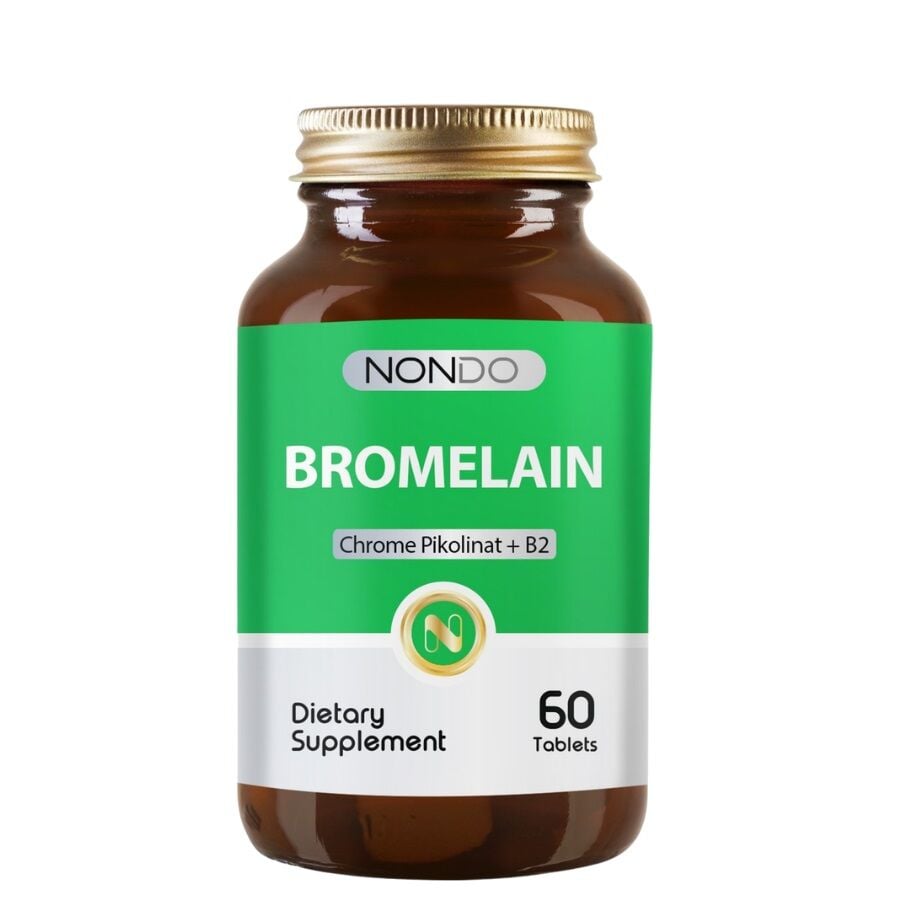 Nondo Bromelain 750 mg Krom Pikolinat 60 Tablet