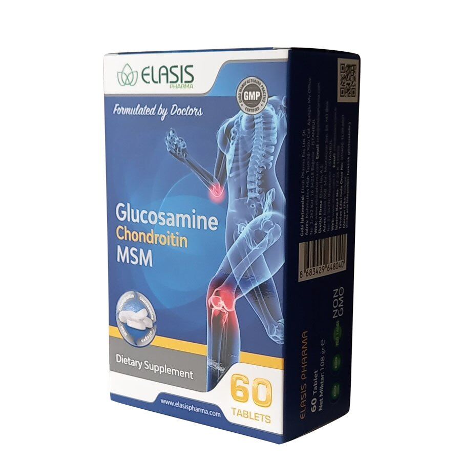 Elasis Glucosamine Chondroitin MSM 60 Tablets