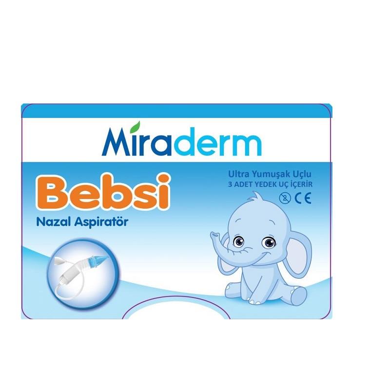 Bebsi Nazal Aspiratör + 3 Yedek Uç  (Miraderm)
