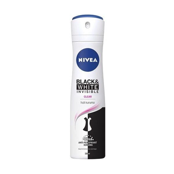 Nivea Black&White İnvisible Bayan Deodorant Sprey 150ml