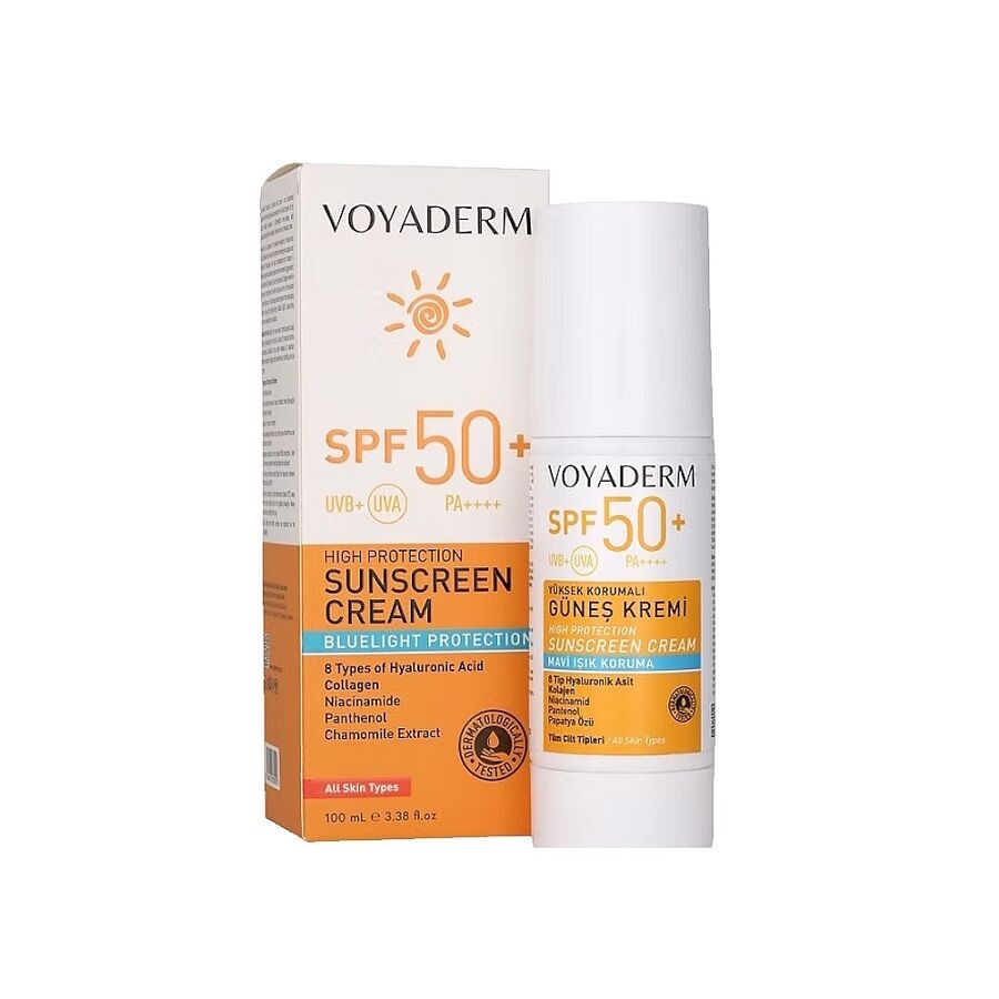 Voyaderm Mavi Işık Korumalı Kolajenli SPF 50+ Güneş Kremi 100 ml