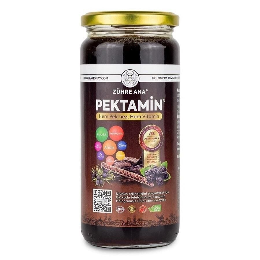 Zühre Ana Pektamin Karadut, Keçiboynuzu ve Andız Pekmezi Karışımı 350gr