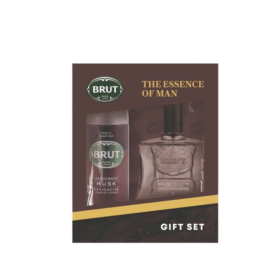 Brut Musk Erkek Bakım Seti - Deodorant 200 ml + EDT Parfüm 100 ml