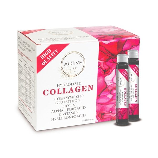 Active Life Kollagen İçeren Takviye Edici Gıda 14x40ml Flakon