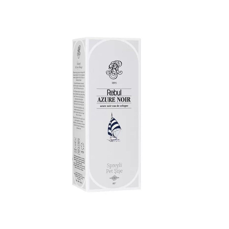 Rebul Azure Noir Spreyli Pet Şişe Kolonya 125 ml