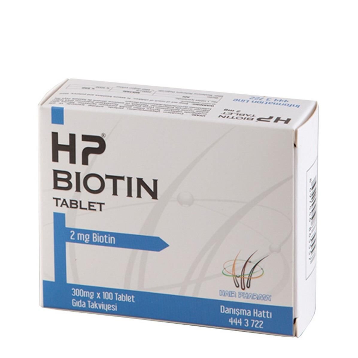HP Biotin 2 mg 100 Tablet