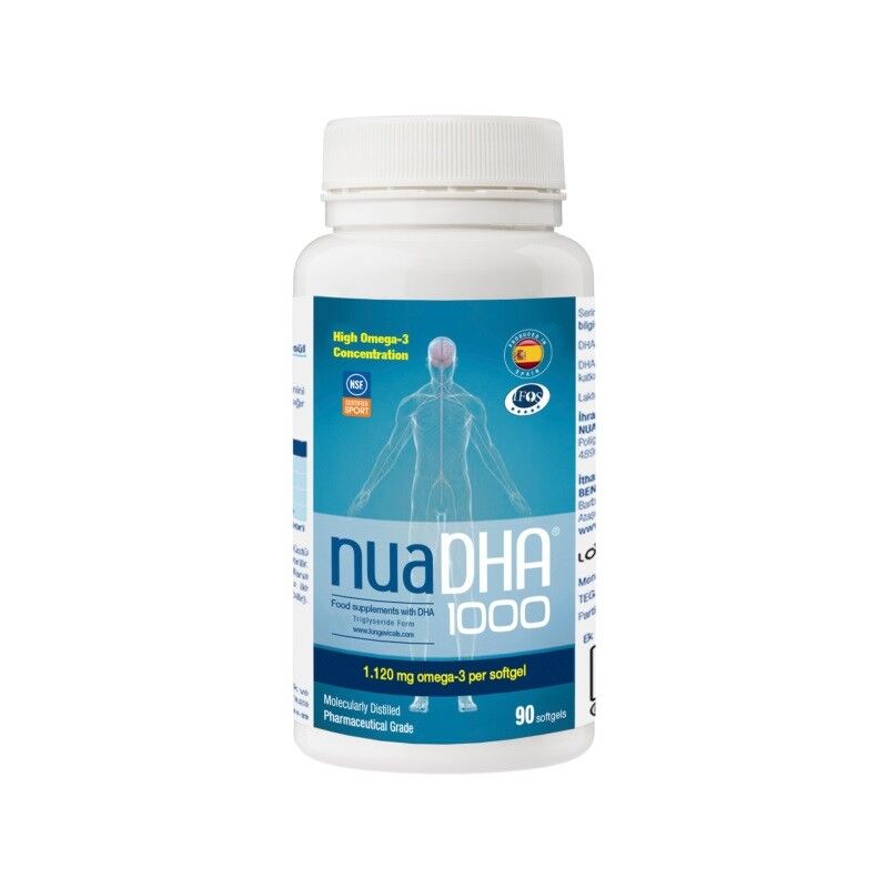NUA DHA 1000 Omega-3 90 Kapsül