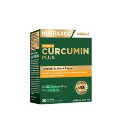 Nutraxin Curcumin Plus Vitamin D 50 mg 30 Kapsül