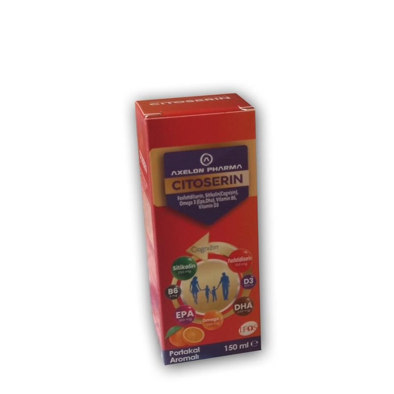 Axelon Citoserin Sıvı Şurup 150 ML Portakal Aromalı