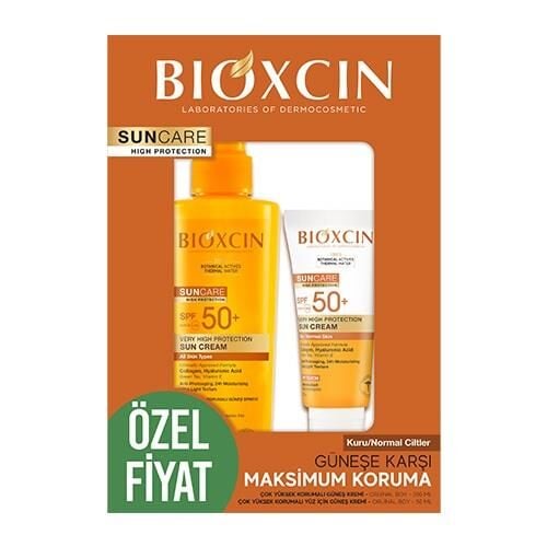 Bioxcin SUNCARE Krem + Sprey  KOFRE Normal Ciltler İçin