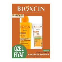 Bioxcin SUNCARE Krem + Sprey  KOFRE Yağlı Cilt