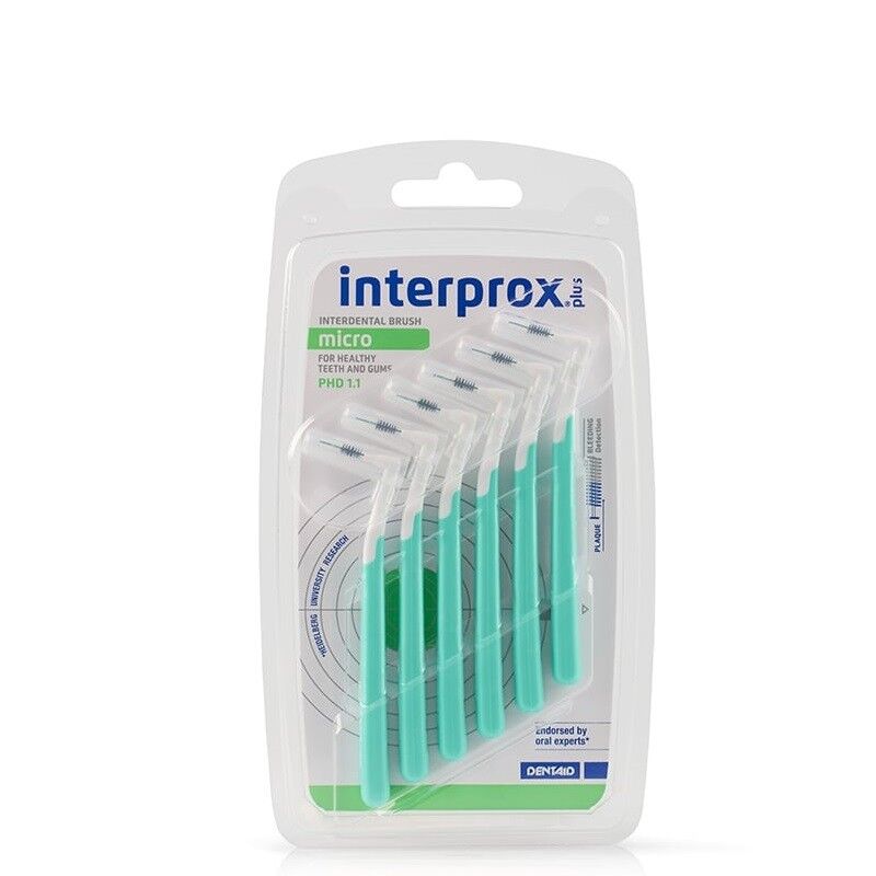 Interprox Plus Micro PHD 1.1 Arayüz Fırçası 6 Adet YEŞİL