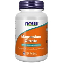 Now Magnesium Citrate 200 mg 100 Tablet