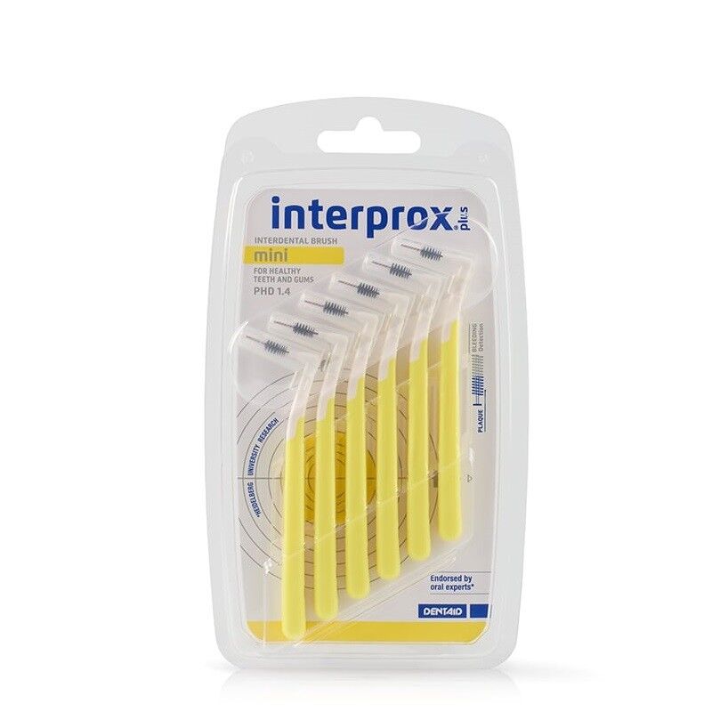 Interprox Plus Mini Conical PHD 1.4 Arayüz Fırçası 6 Adet SARI