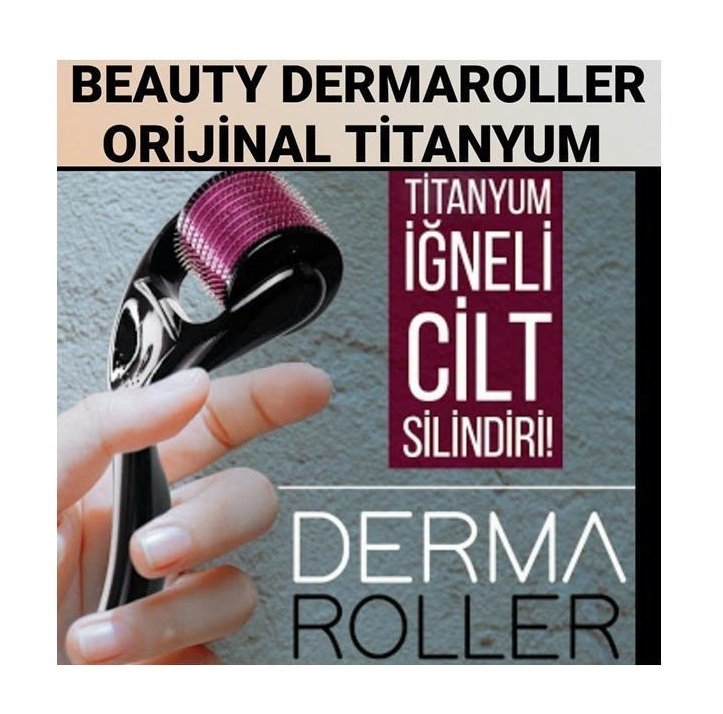 Beauty Dermaroller Titanyum 1,0 - Titanyum İğneli Cilt Silindiri