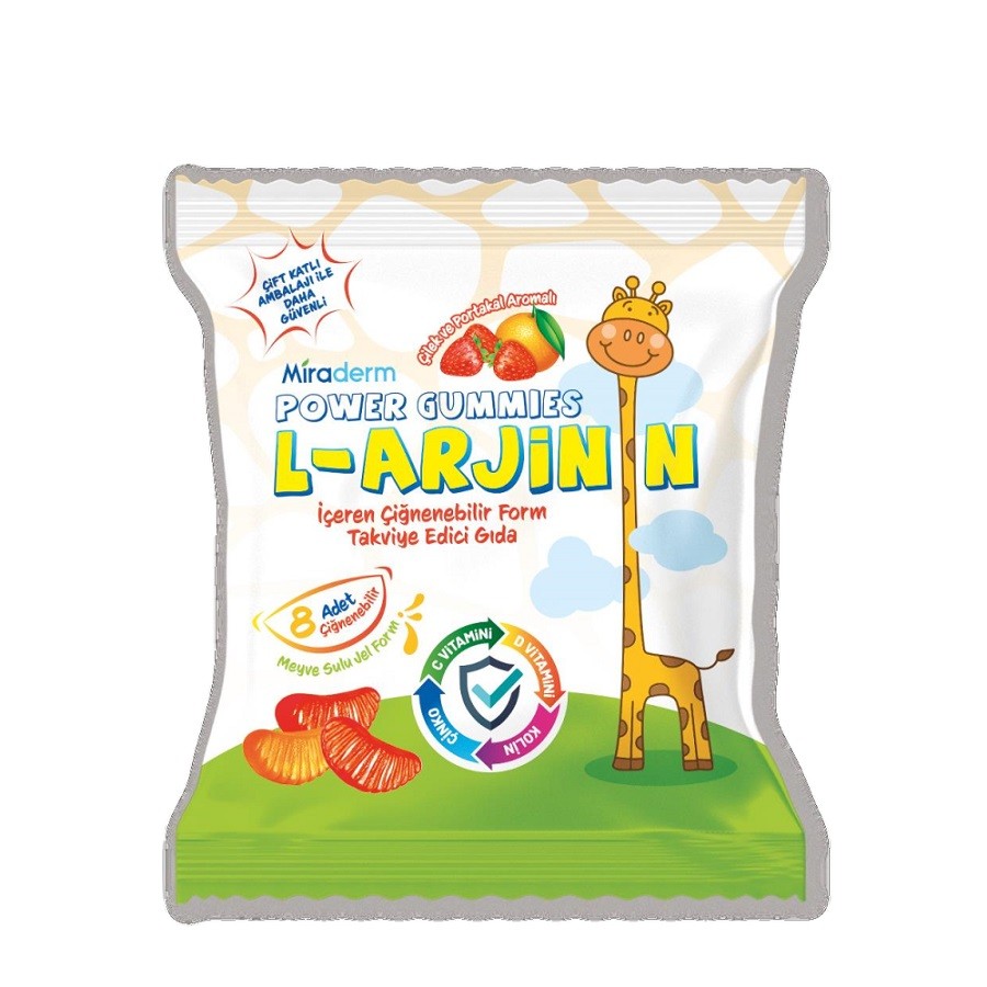 Miraderm Power Gummies L Arginin 64 Jel